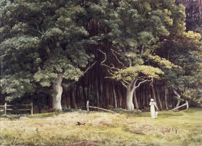 The Wooded Landscape by Edward John Poynter
